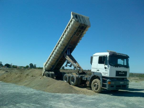 Truck offloading at client site